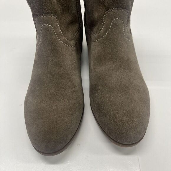 Frye & Co Women's Boots Size 7.5 Sarah Shortie Ankle Boots Suede Western Casual - Picture 4 of 14